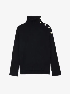Best Zadig & Voltaire Alma Jewelled Cashmere SweaterNEW Encre