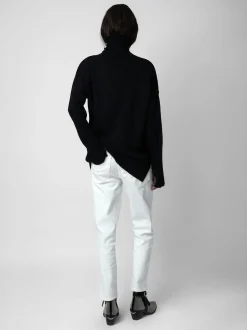 Cheap Zadig & Voltaire Alma Jewelled Cashmere SweaterICONIC Black