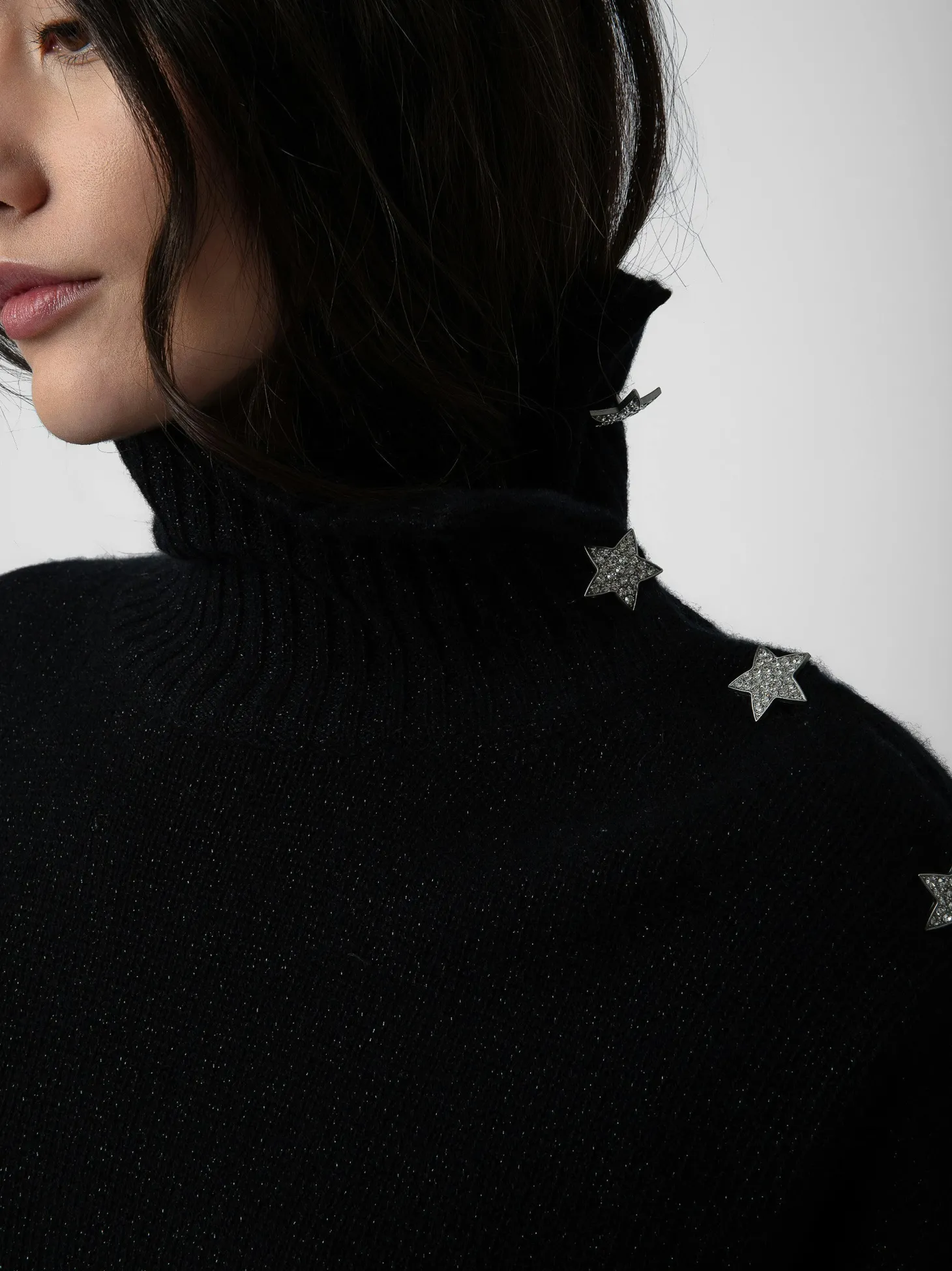 Cheap Zadig & Voltaire Alma Jewelled Cashmere SweaterICONIC Black