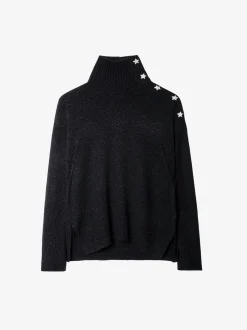 Cheap Zadig & Voltaire Alma Jewelled Cashmere SweaterICONIC Black