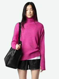 Sale Zadig & Voltaire Alma Jewelled Cashmere SweaterNEW Clematis