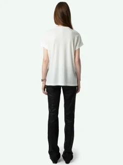 Fashion Zadig & Voltaire Anya Diamante Wings T-shirt Judo