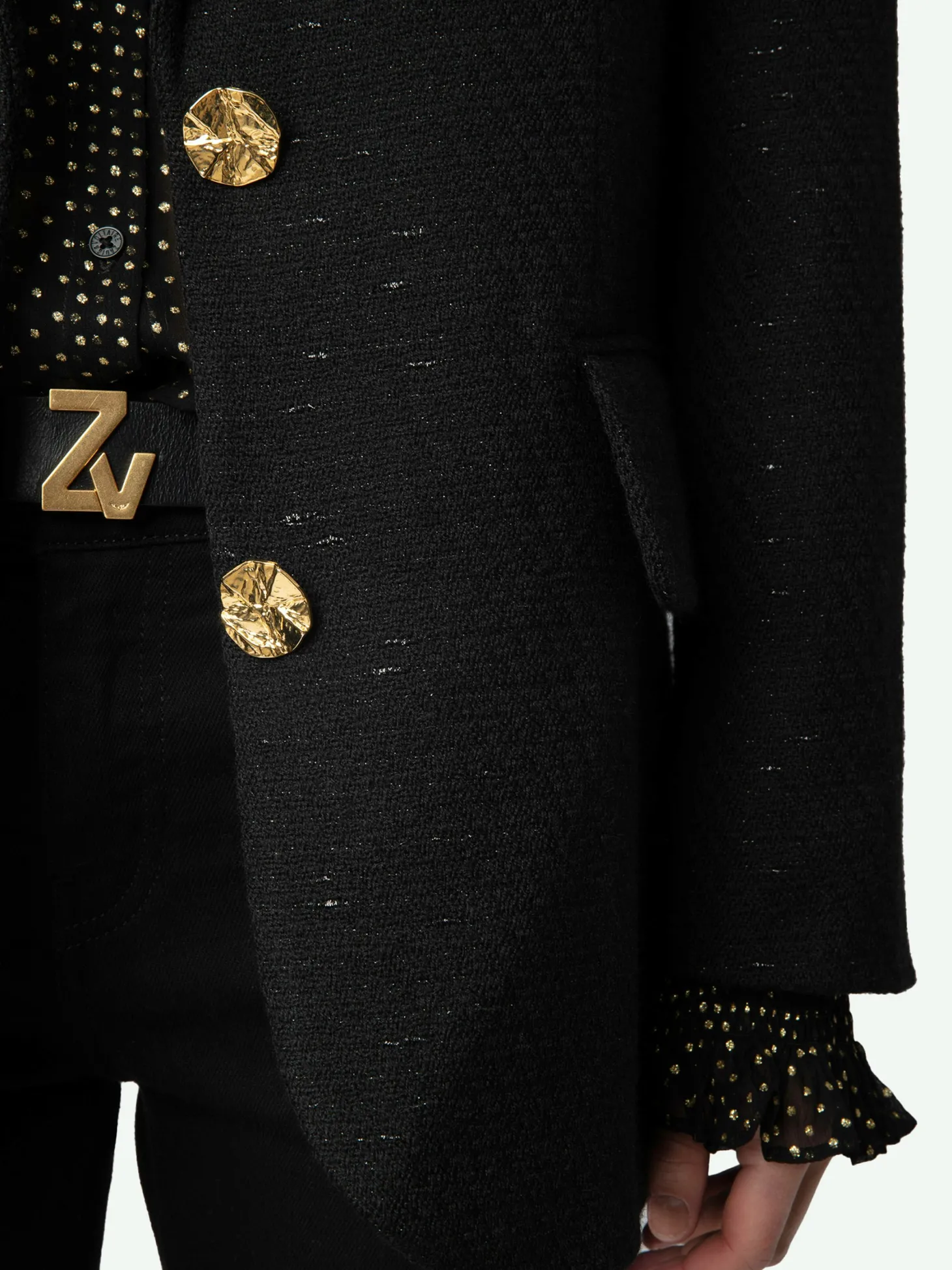 Cheap Zadig & Voltaire Blazer VickaNEW Black