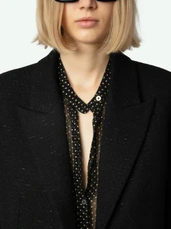 Cheap Zadig & Voltaire Blazer VickaNEW Black