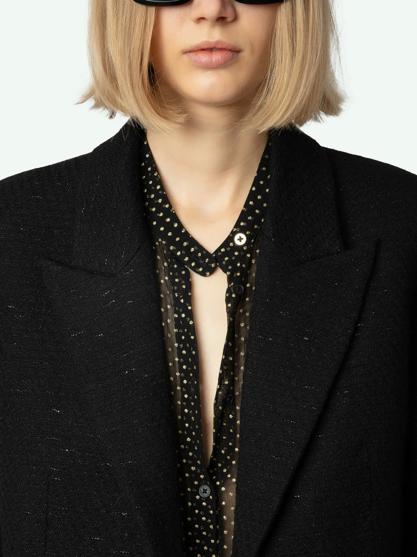 Cheap Zadig & Voltaire Blazer VickaNEW Black