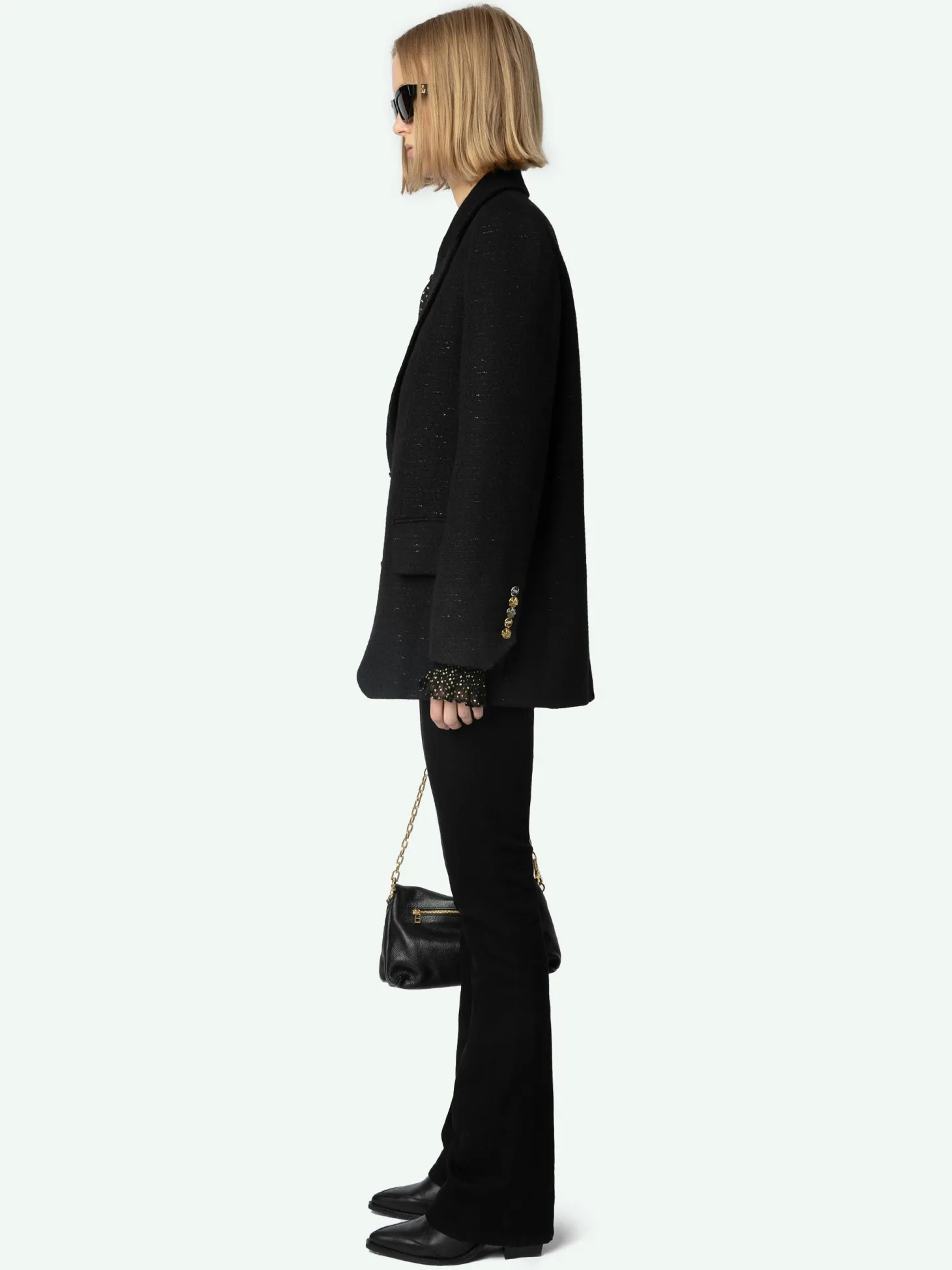 Cheap Zadig & Voltaire Blazer VickaNEW Black