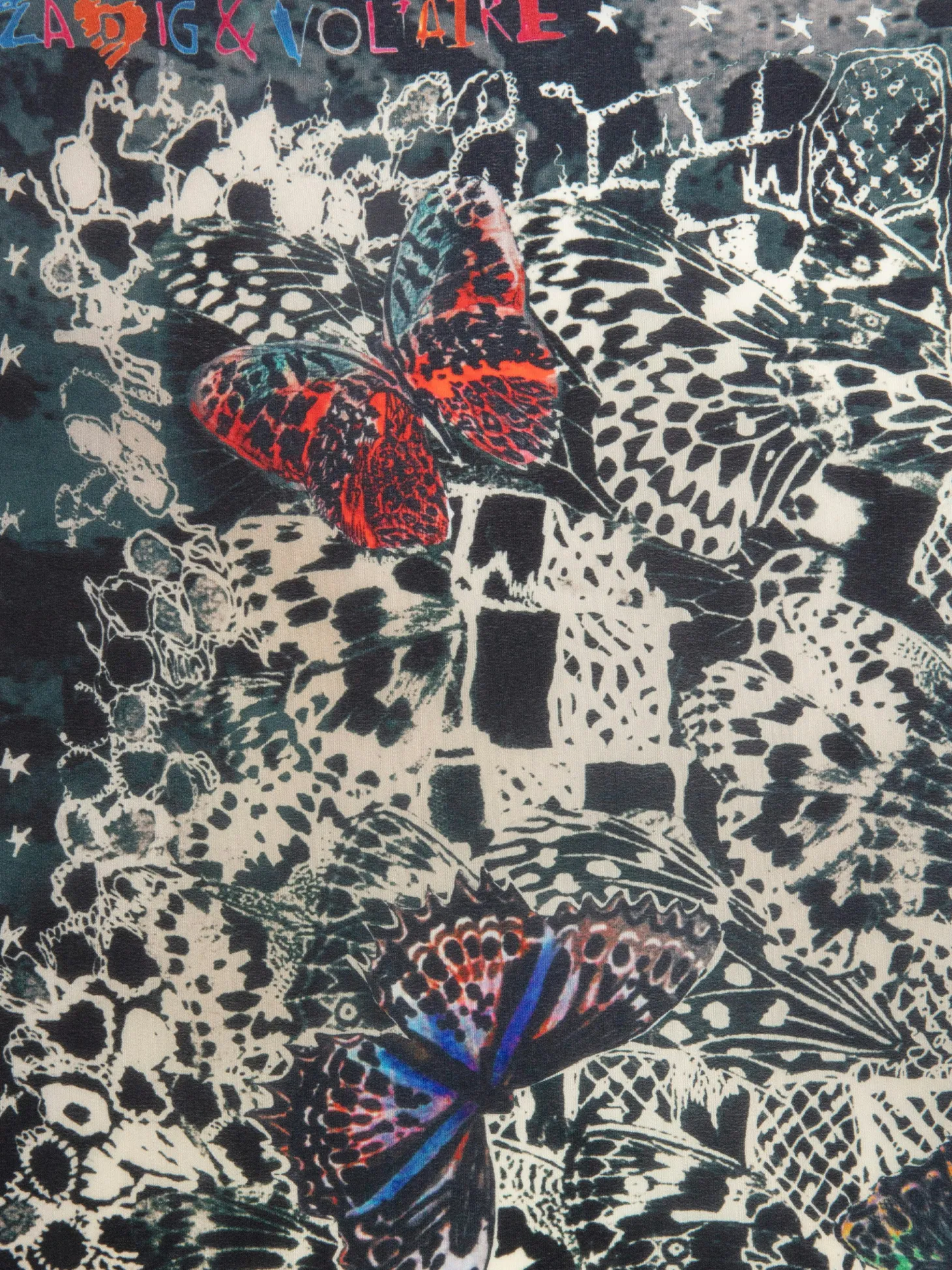 Best Zadig & Voltaire Blondie Silk Scarf Ink