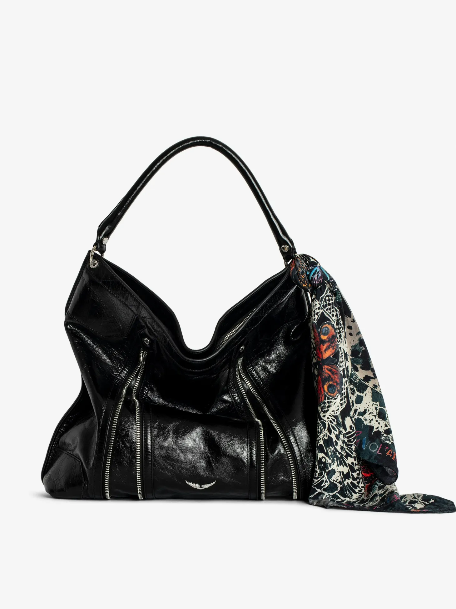 Best Zadig & Voltaire Blondie Silk Scarf Ink