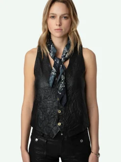 Best Zadig & Voltaire Blondie Silk Scarf Ink