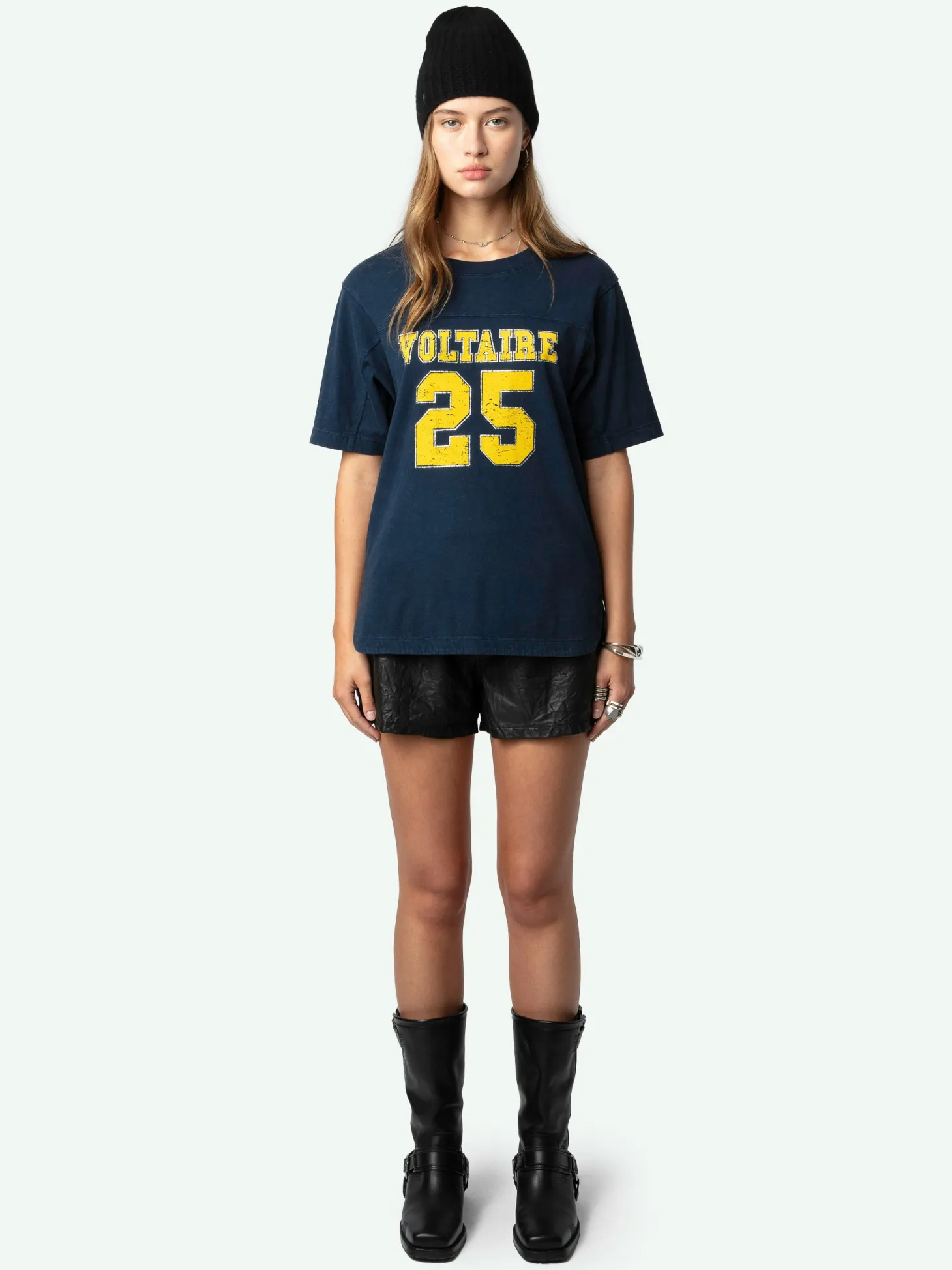Hot Zadig & Voltaire Bow Voltaire T-shirt Denim