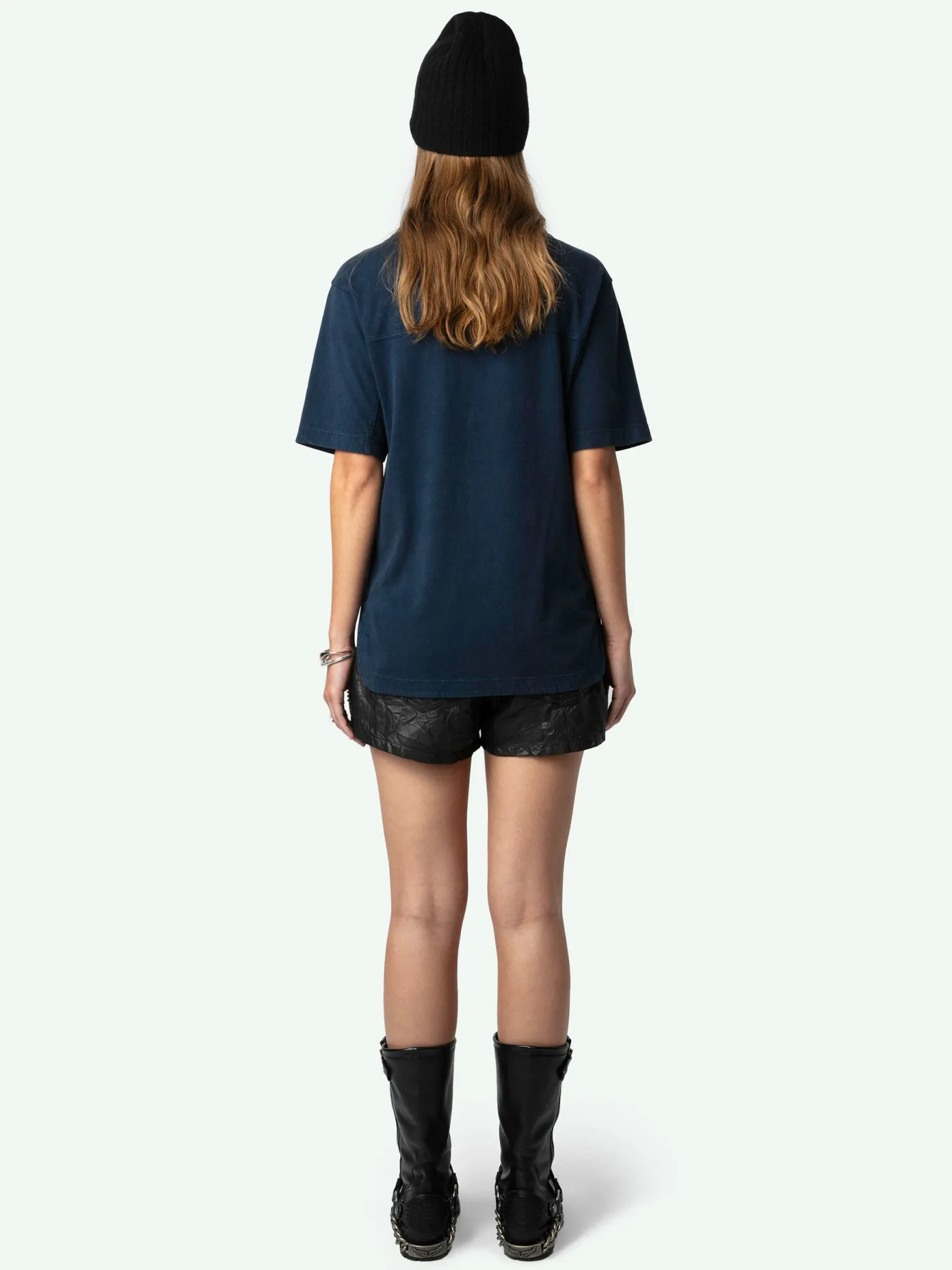 Hot Zadig & Voltaire Bow Voltaire T-shirt Denim