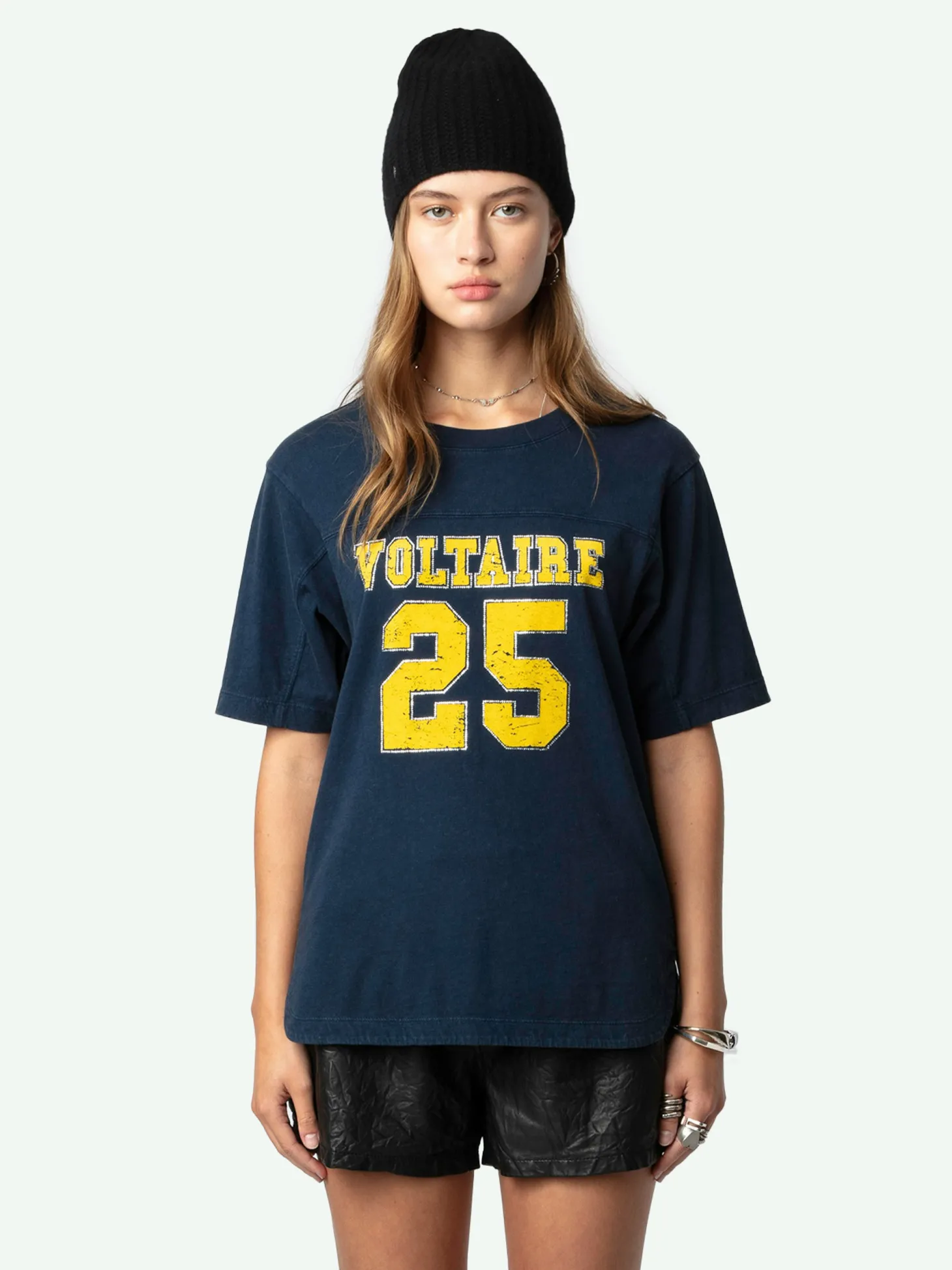 Hot Zadig & Voltaire Bow Voltaire T-shirt Denim