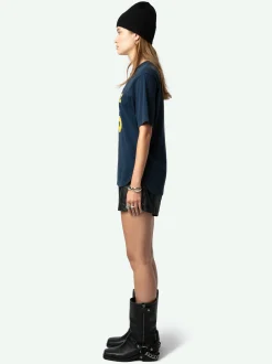 Hot Zadig & Voltaire Bow Voltaire T-shirt Denim
