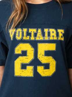 Hot Zadig & Voltaire Bow Voltaire T-shirt Denim