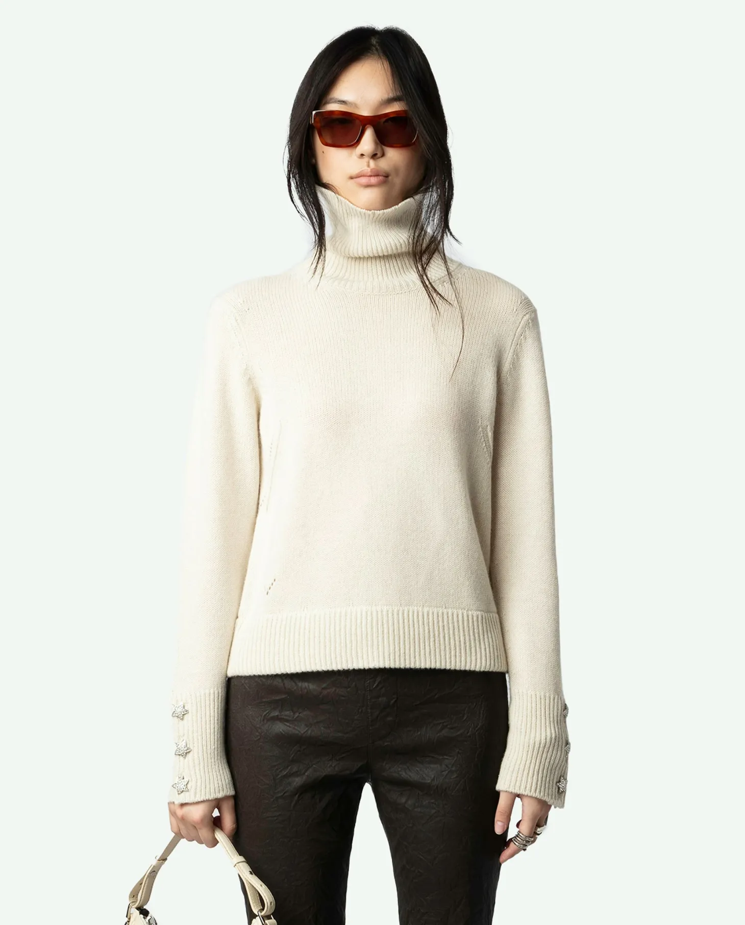 Best Sale Zadig & Voltaire Boxy Jewelled SweaterNEW Flake