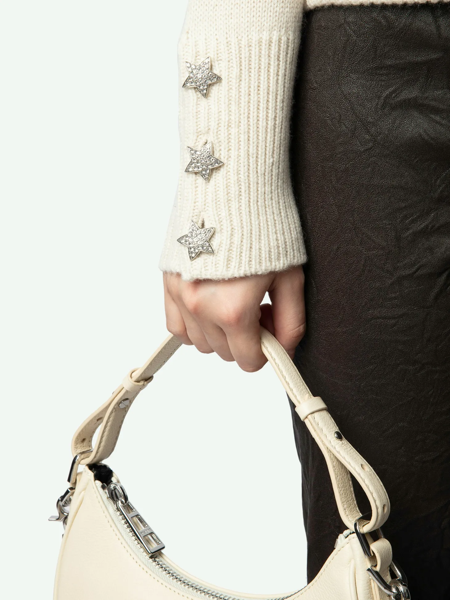 Best Sale Zadig & Voltaire Boxy Jewelled SweaterNEW Flake
