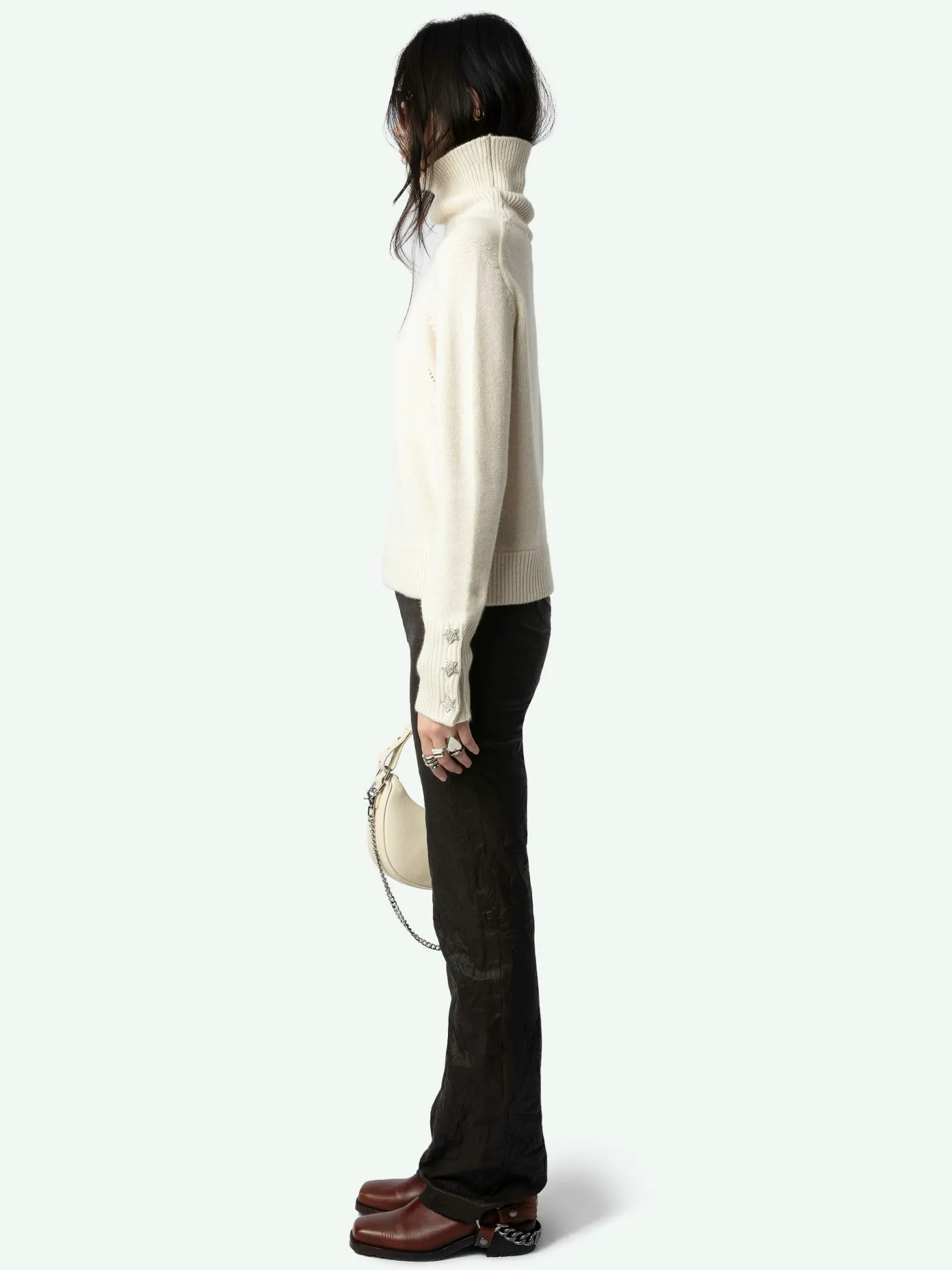 Best Sale Zadig & Voltaire Boxy Jewelled SweaterNEW Flake