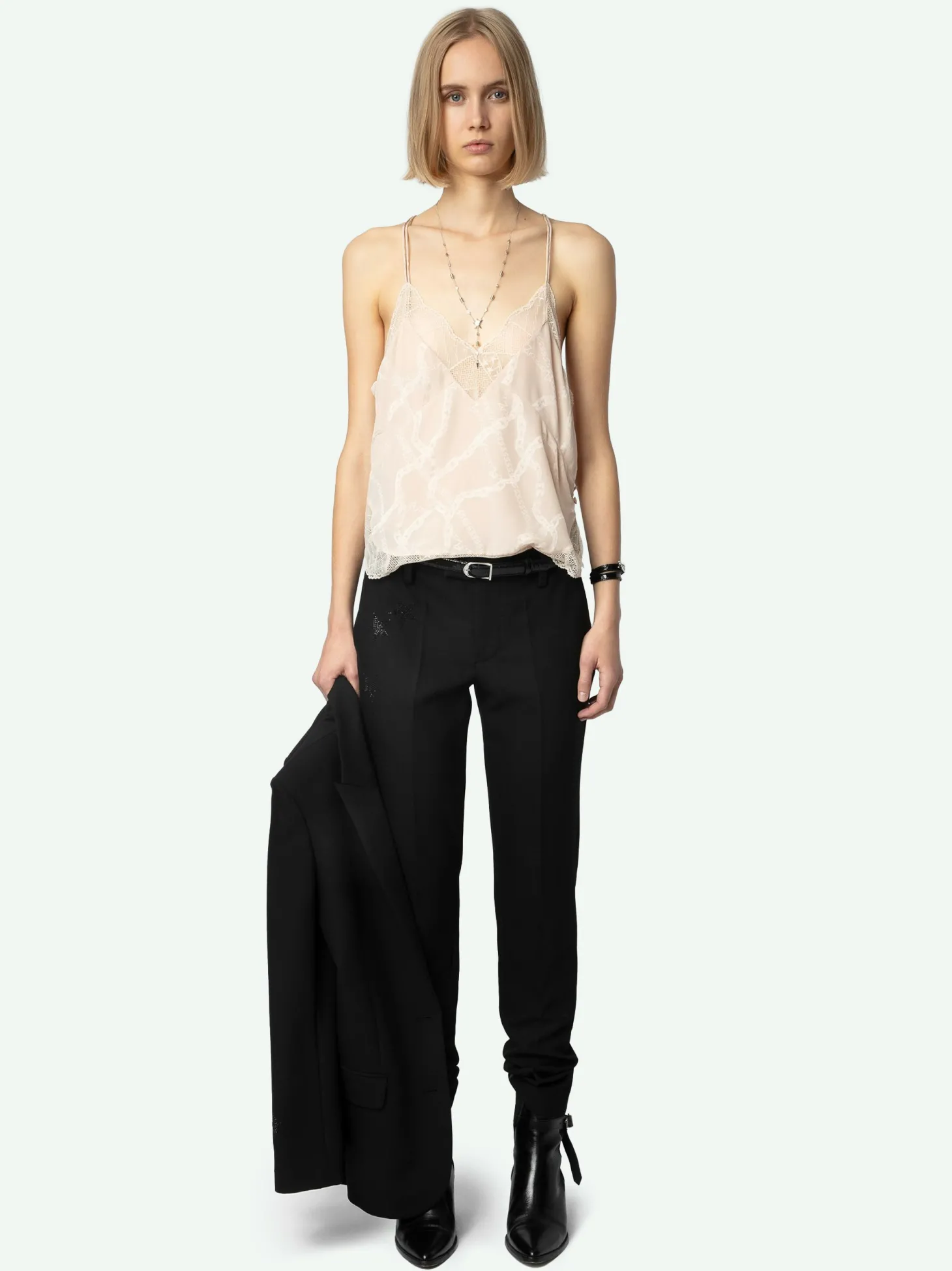 Clearance Zadig & Voltaire Cabri Silk CamisoleNEW Sweet