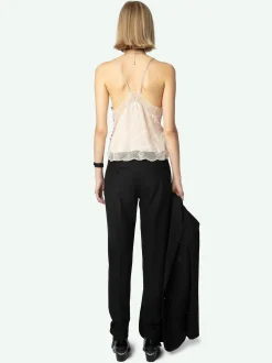 Clearance Zadig & Voltaire Cabri Silk CamisoleNEW Sweet