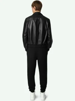 Shop Zadig & Voltaire Capri Sweatpants Black