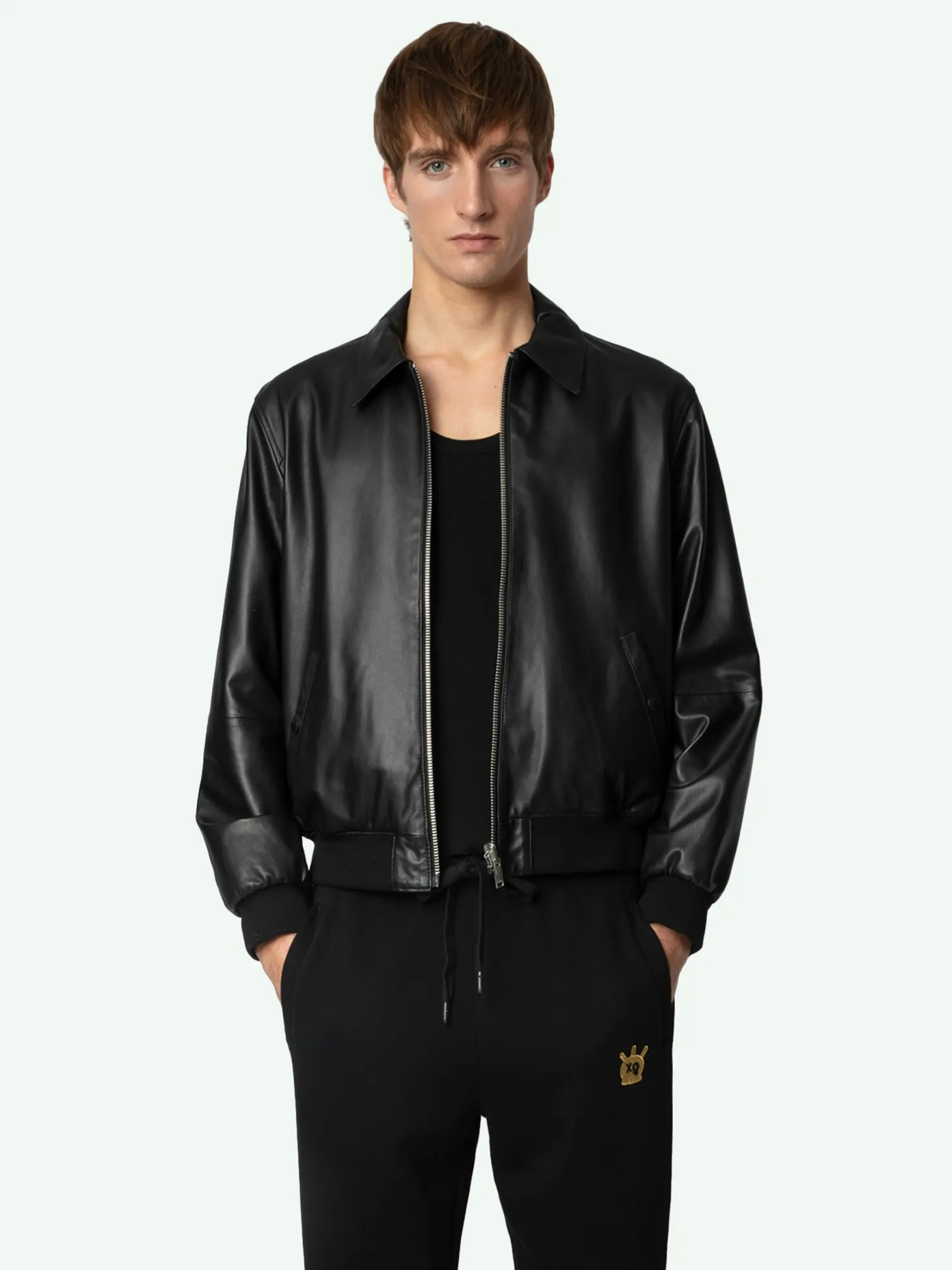 Shop Zadig & Voltaire Capri Sweatpants Black