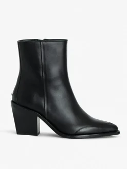 Shop Zadig & Voltaire Cara Ankle Boots Black