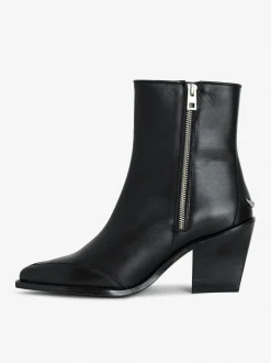 Shop Zadig & Voltaire Cara Ankle Boots Black