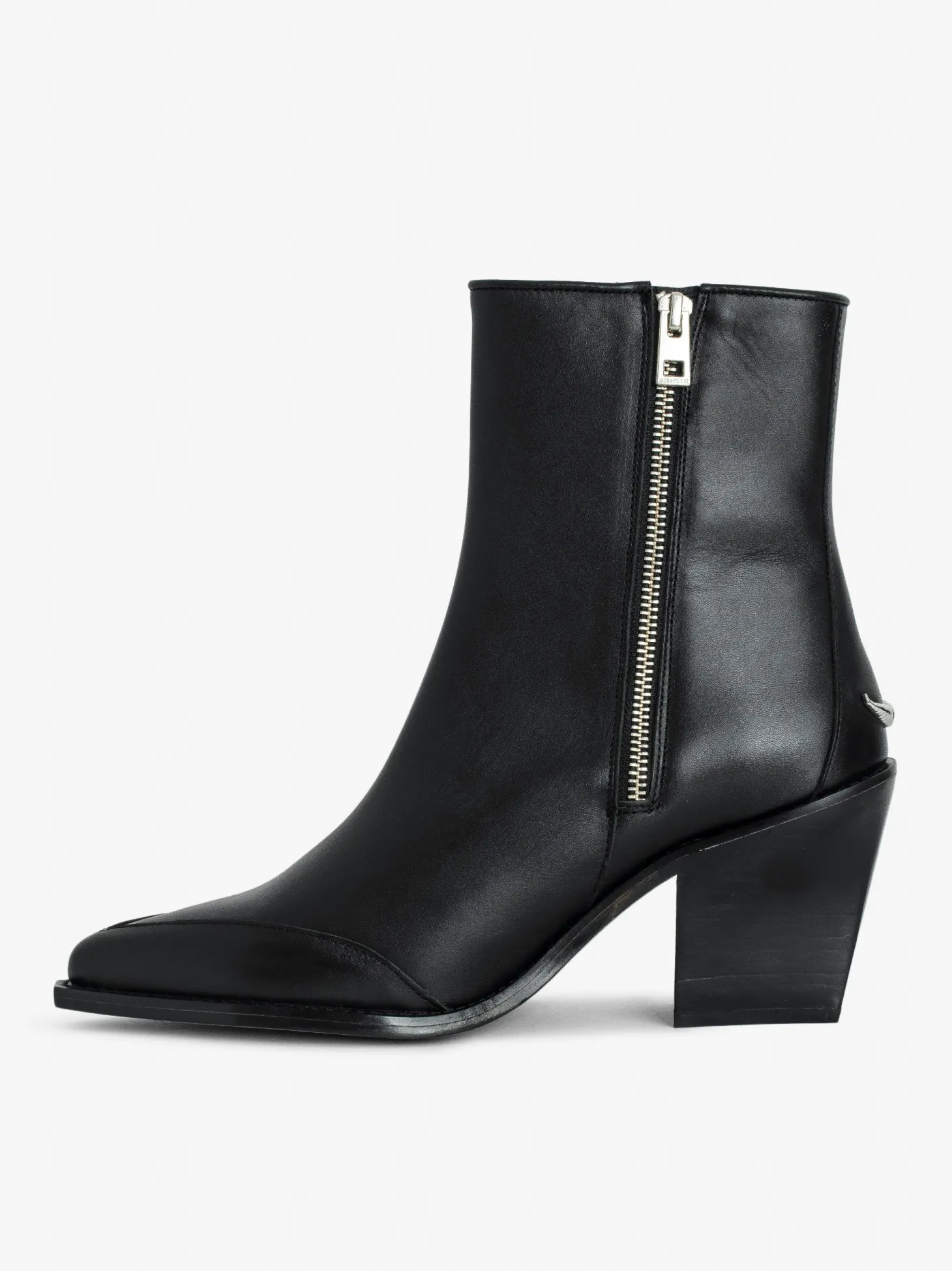 Shop Zadig & Voltaire Cara Ankle Boots Black
