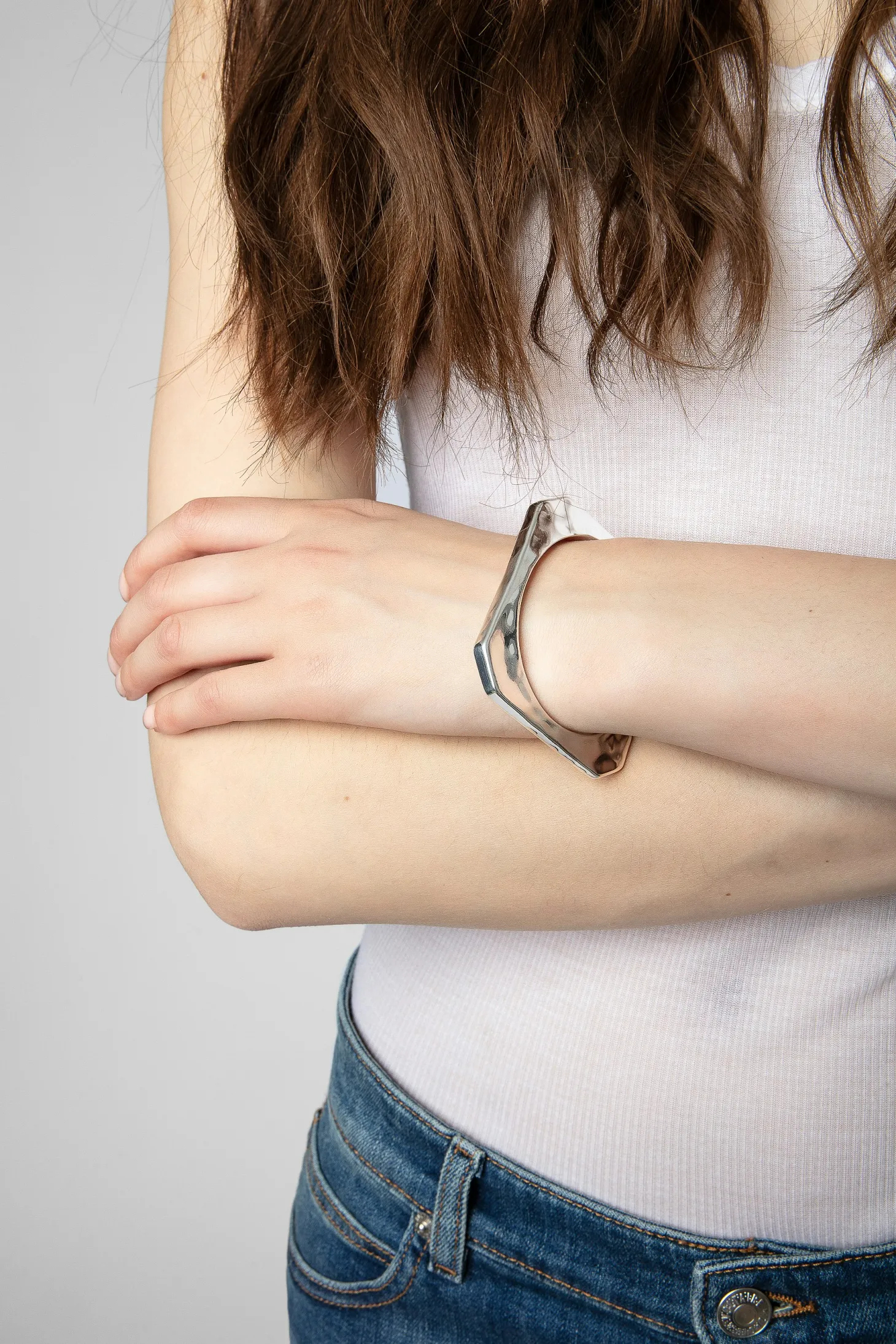 Fashion Zadig & Voltaire Cecilia Bangle Anticsilver
