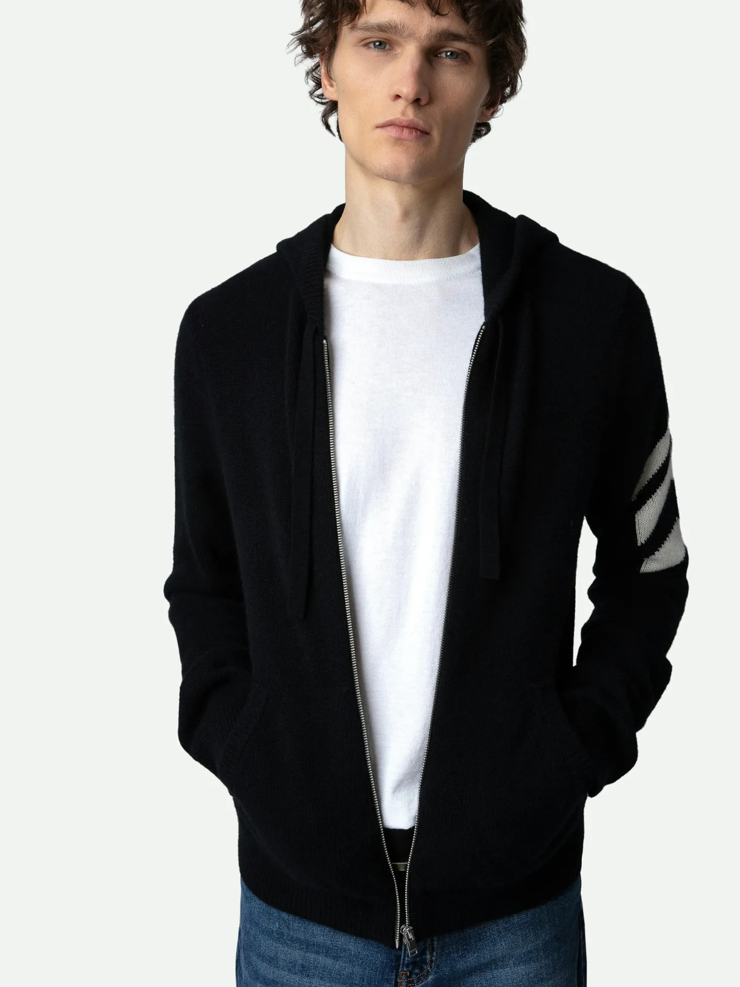 New Zadig & Voltaire Clash Arrow Cashmere CardiganICONIC Black