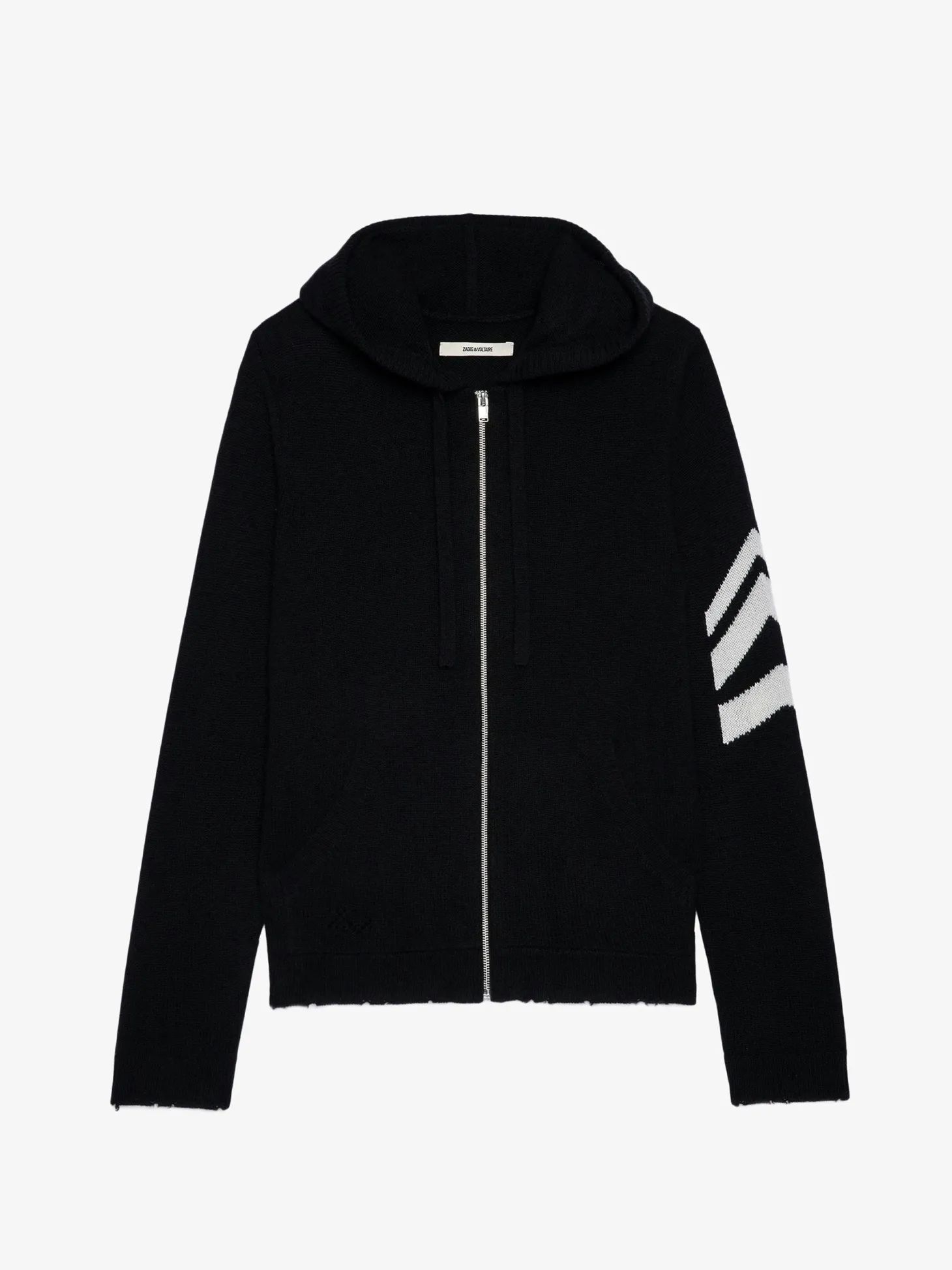 New Zadig & Voltaire Clash Arrow Cashmere CardiganICONIC Black