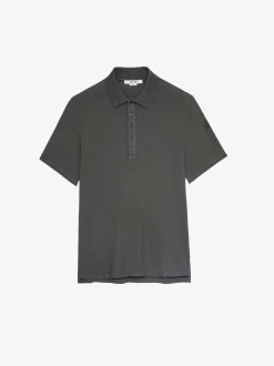 Clearance Zadig & Voltaire Dimitri Polo Shirt Carbone