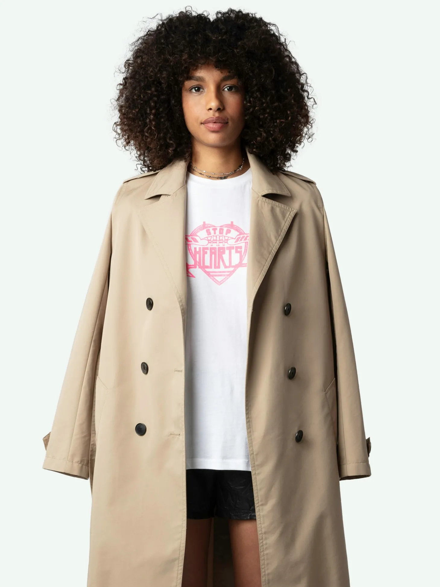 Store Zadig & Voltaire Edwin Hearts T-shirt White