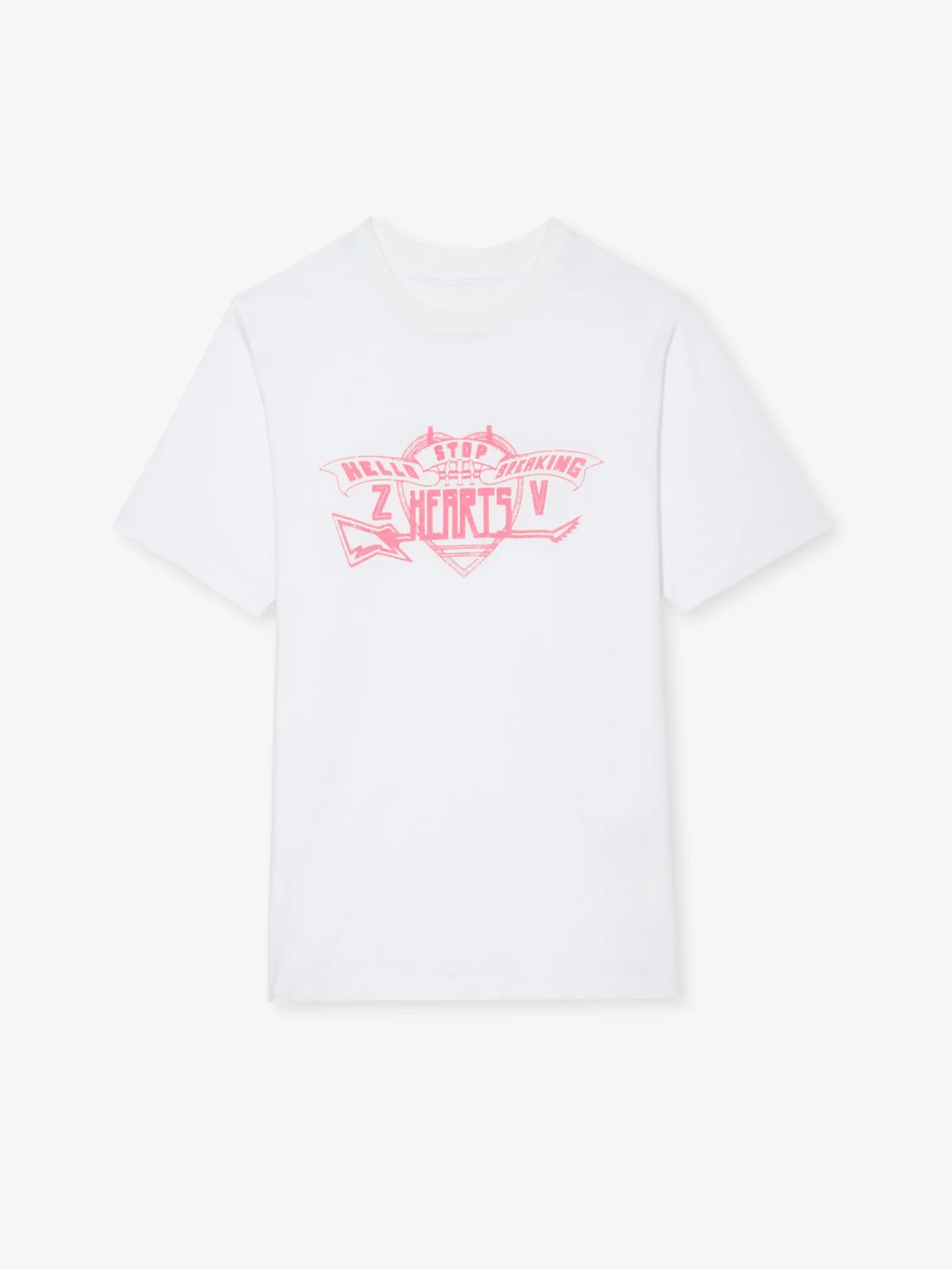 Store Zadig & Voltaire Edwin Hearts T-shirt White