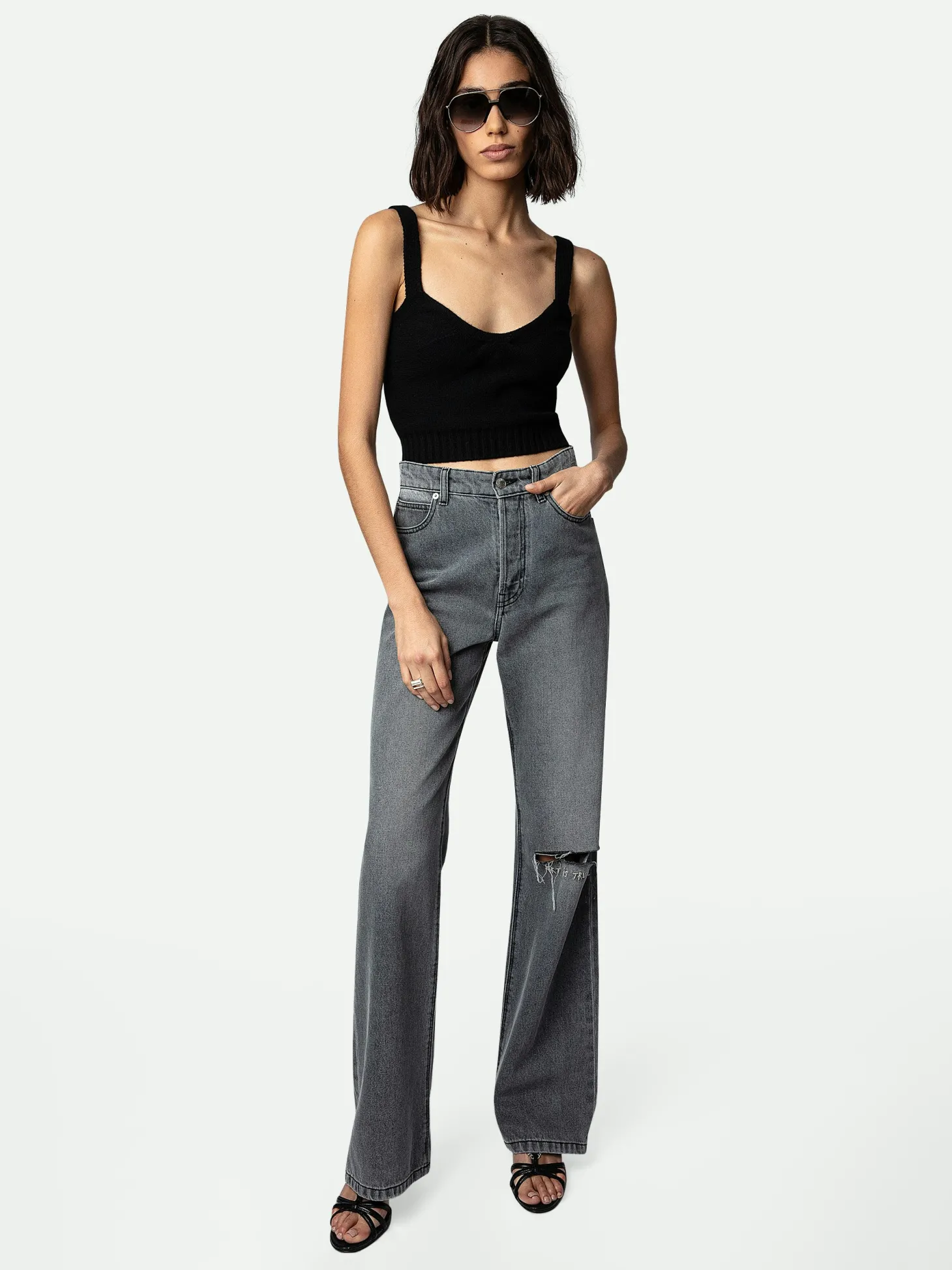 Flash Sale Zadig & Voltaire Evy Jeans Grey