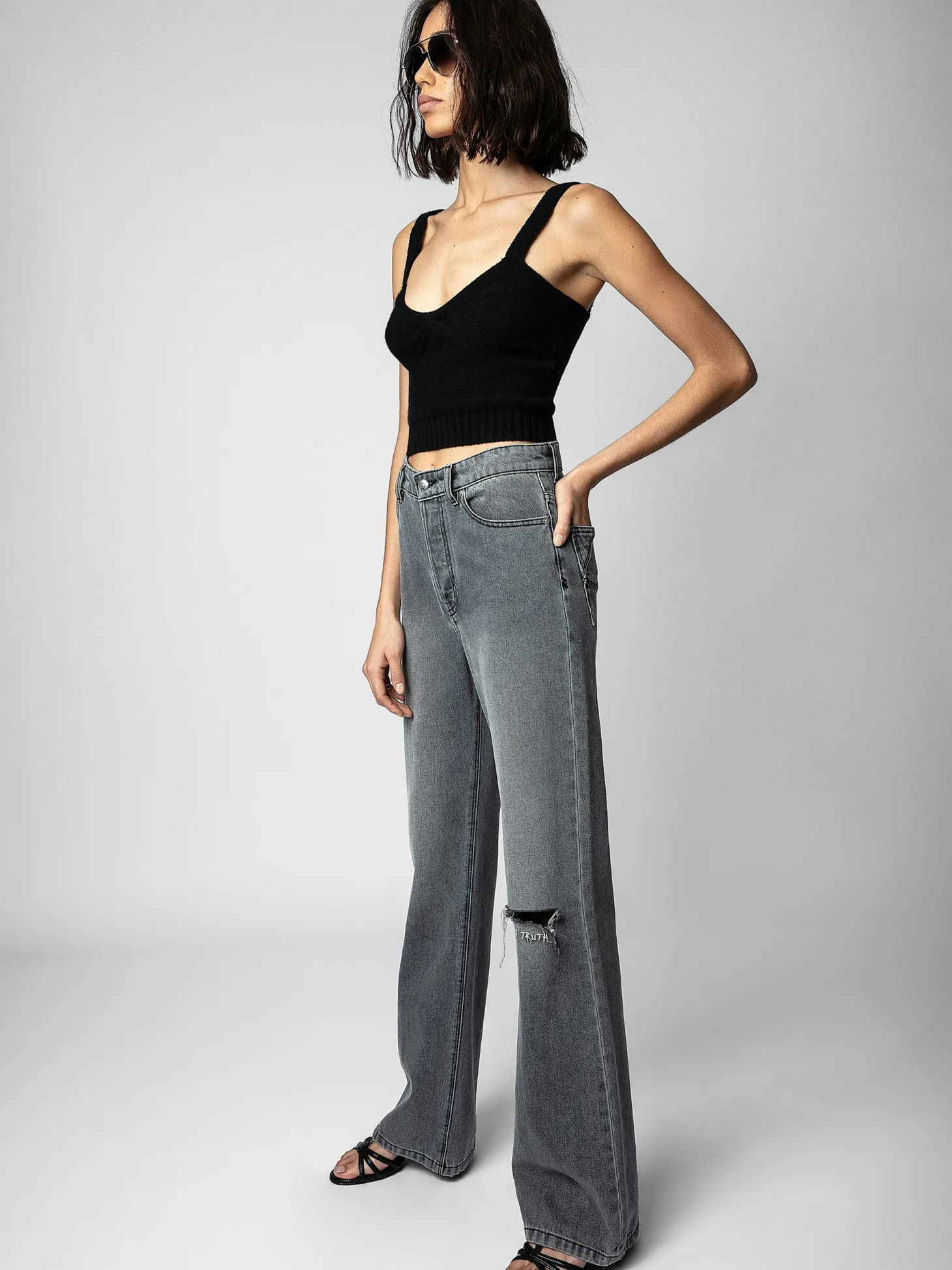 Flash Sale Zadig & Voltaire Evy Jeans Grey