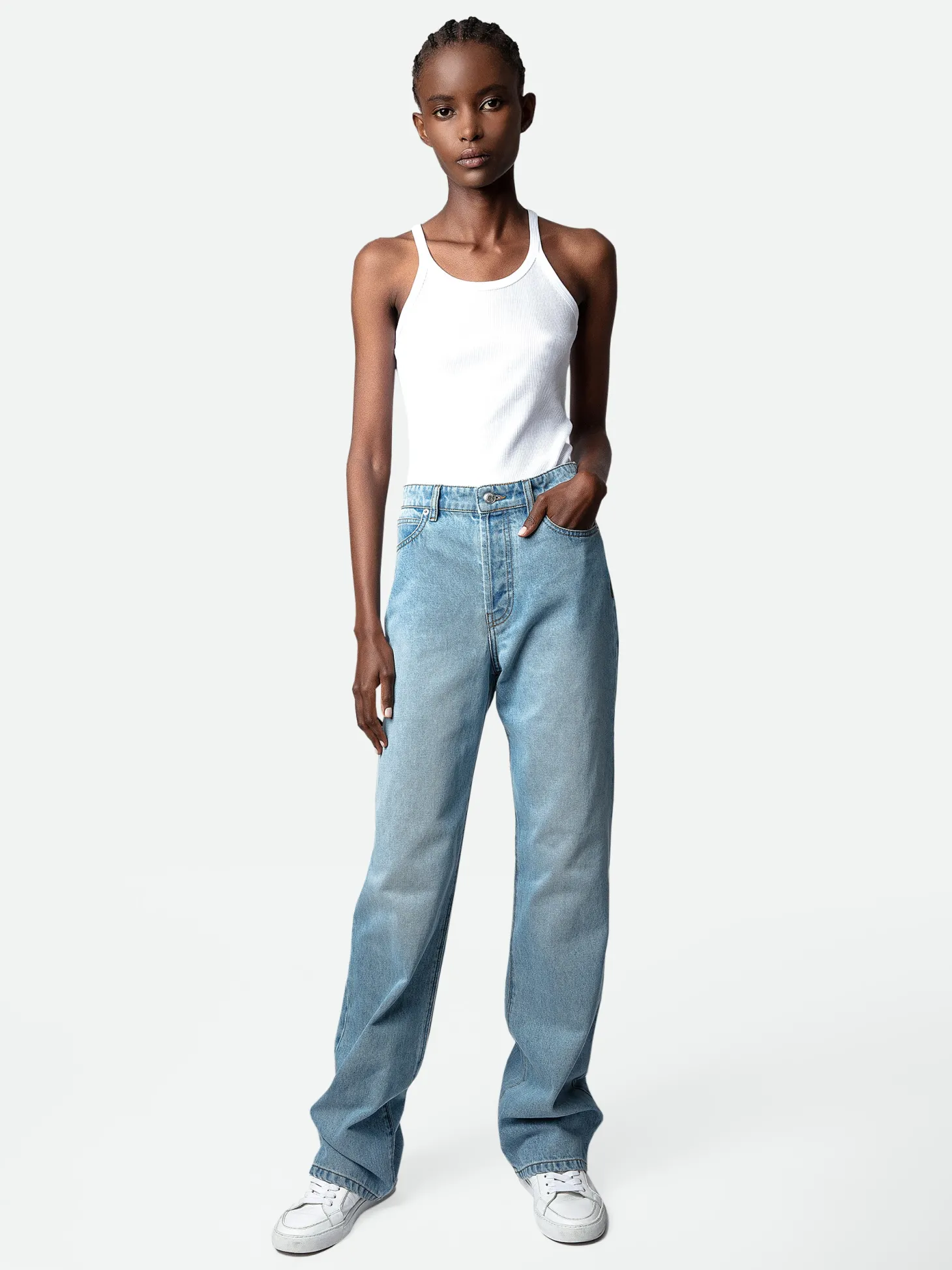 Fashion Zadig & Voltaire Evy Jeans Lightblue