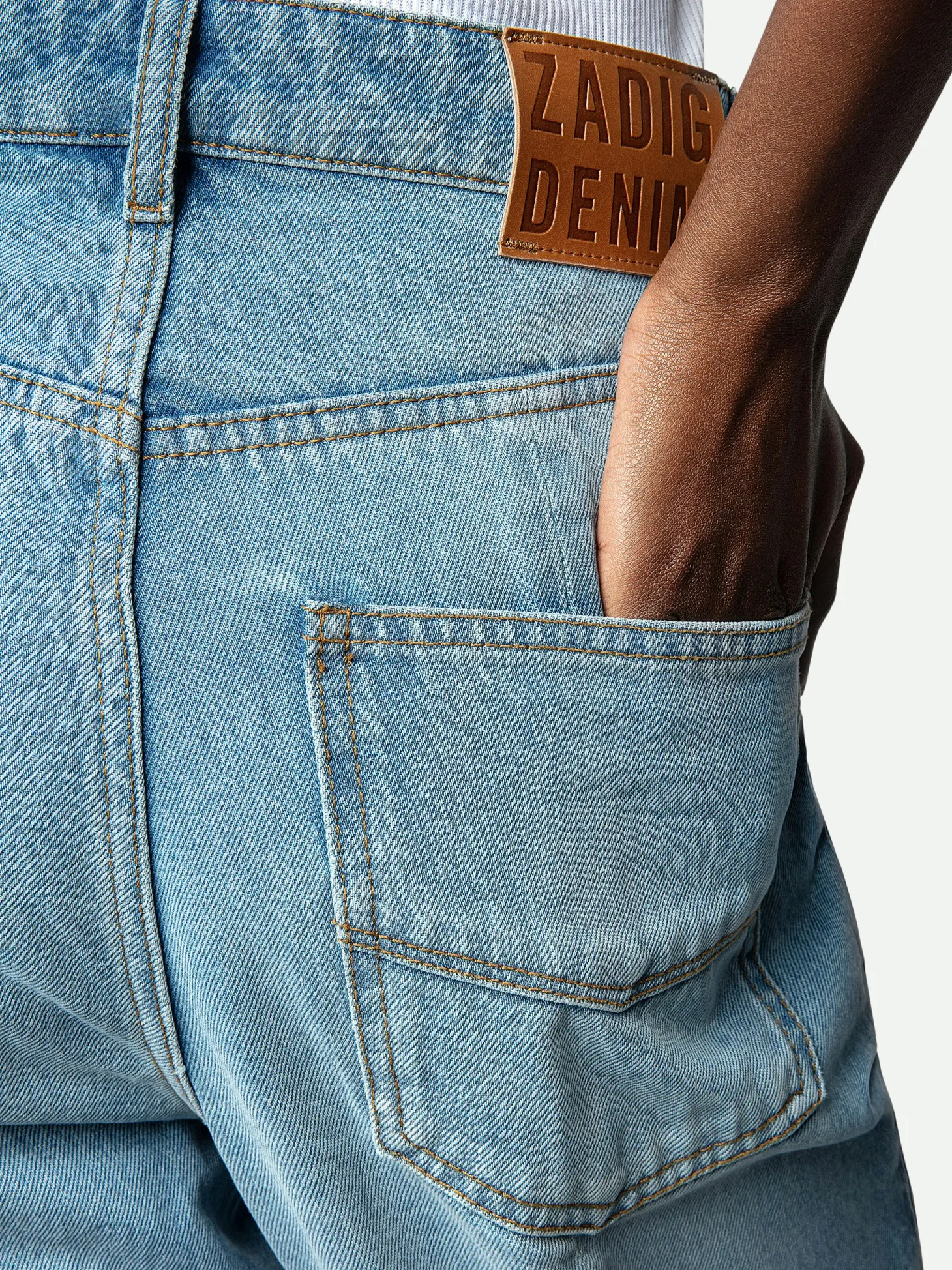 Fashion Zadig & Voltaire Evy Jeans Lightblue