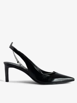 Cheap Zadig & Voltaire First Night Court Shoes Black