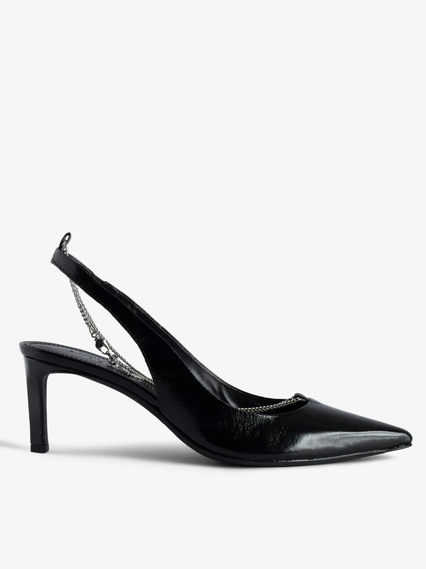 Cheap Zadig & Voltaire First Night Court Shoes Black