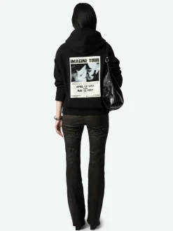 Best Sale Zadig & Voltaire Georgy Diamanté SweatshirtNEW Black