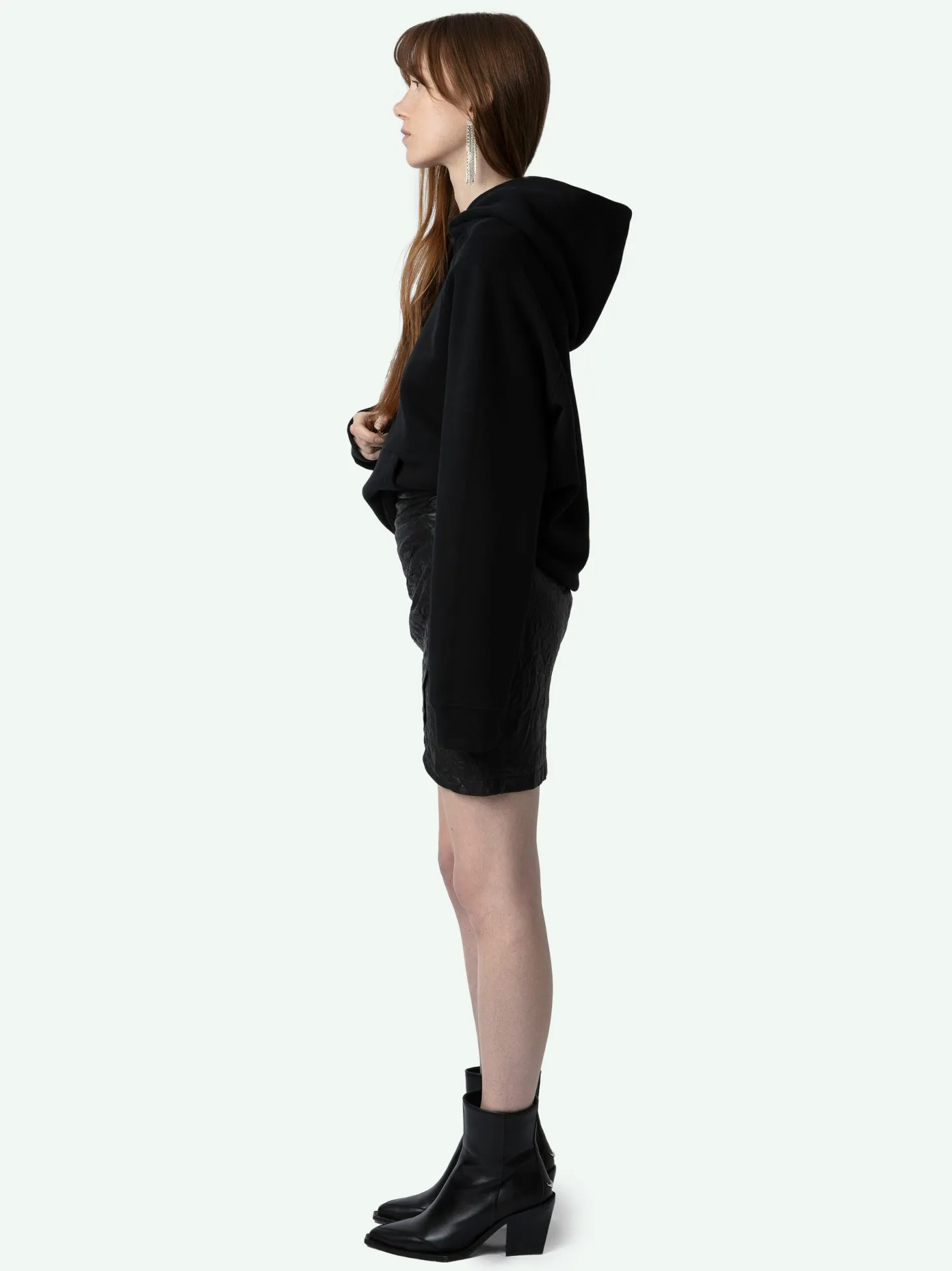 Flash Sale Zadig & Voltaire Georgy Diamante Wings Sweatshirt Black
