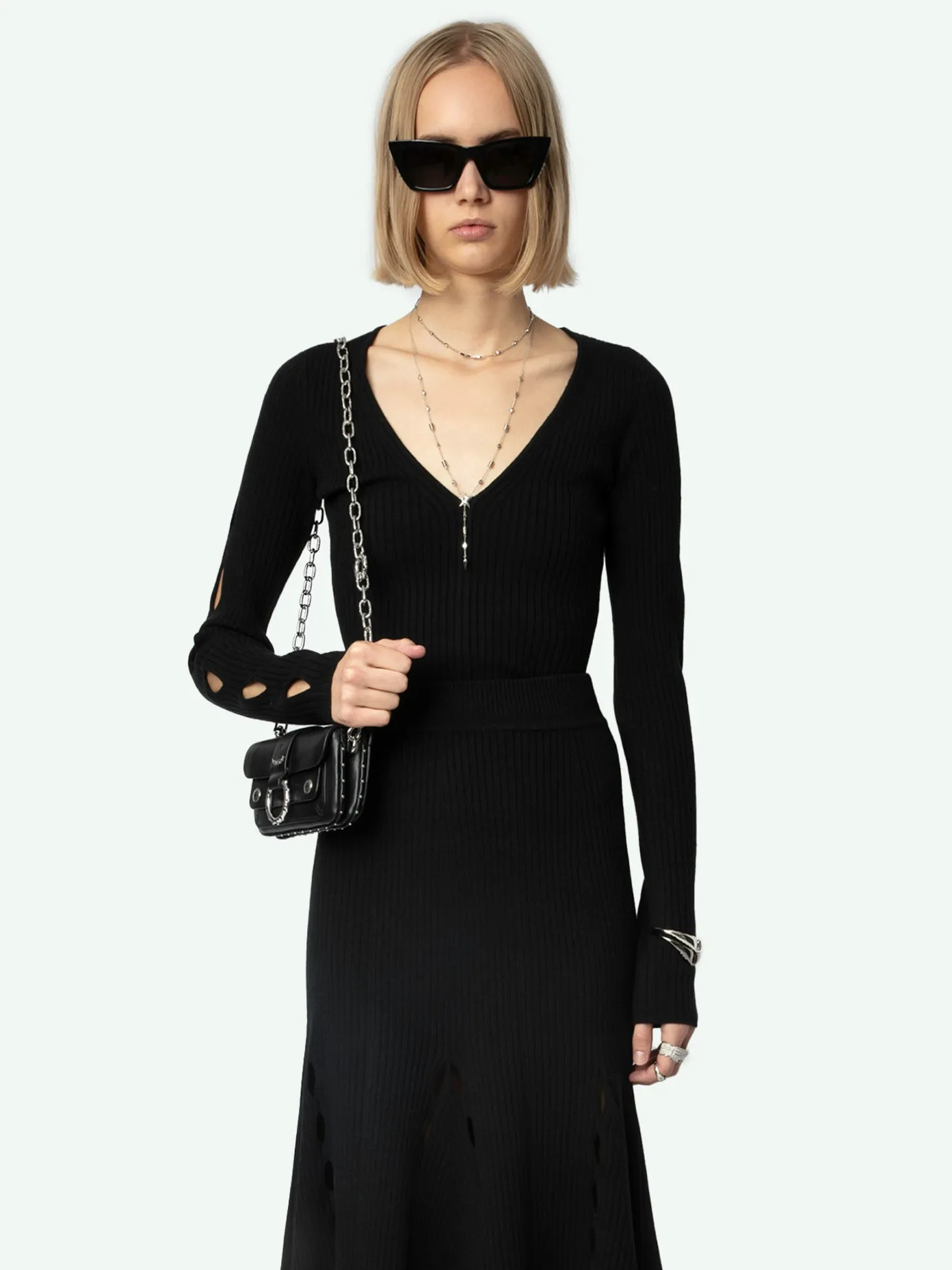 Fashion Zadig & Voltaire Ginza SkirtNEW Black