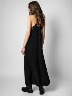 Flash Sale Zadig & Voltaire Guitar Silk Risty Dress Black
