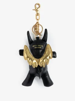 Outlet Zadig & Voltaire Happy Devil Key Ring Black