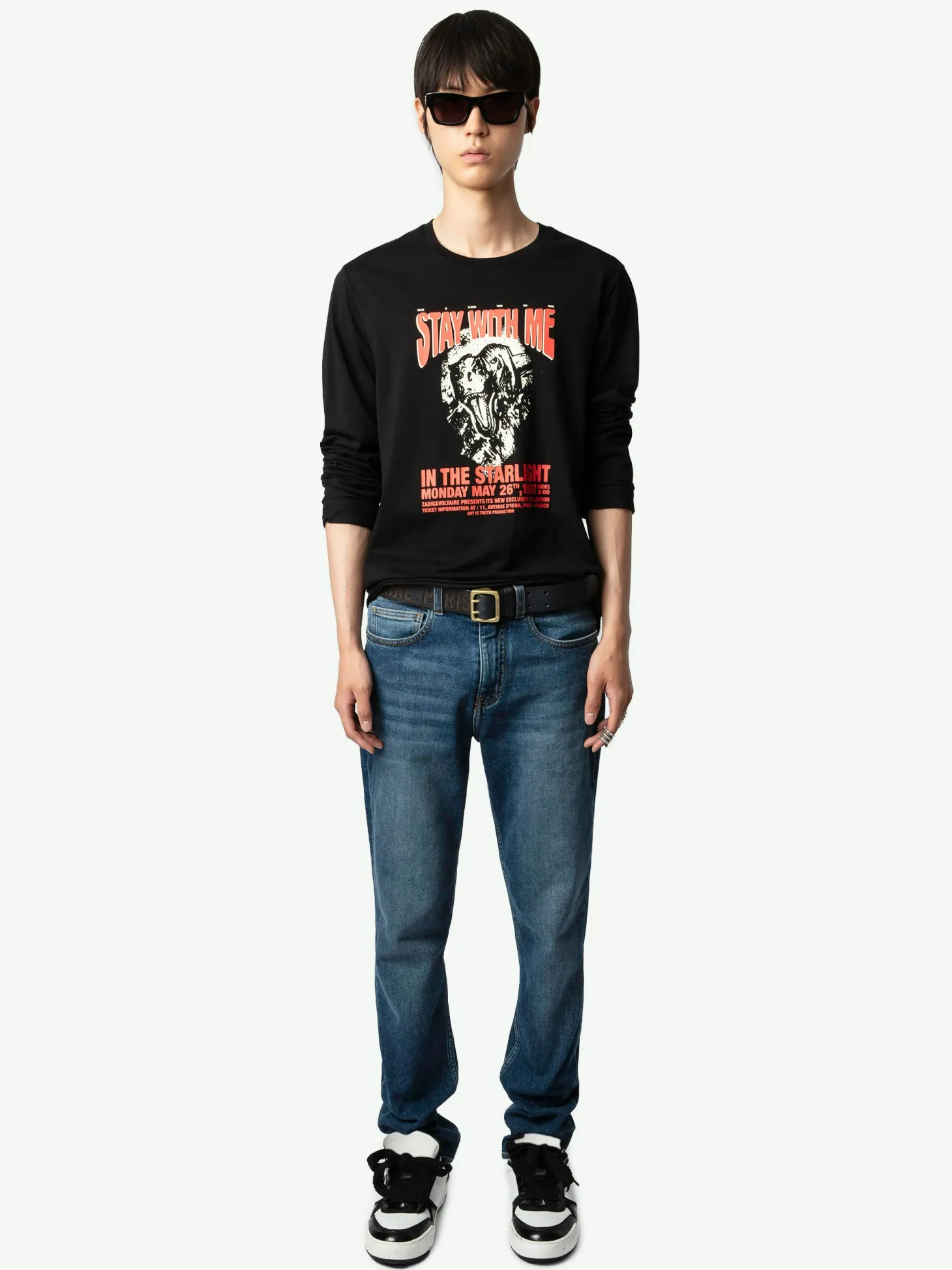 Fashion Zadig & Voltaire Hector T-shirtNEW Black