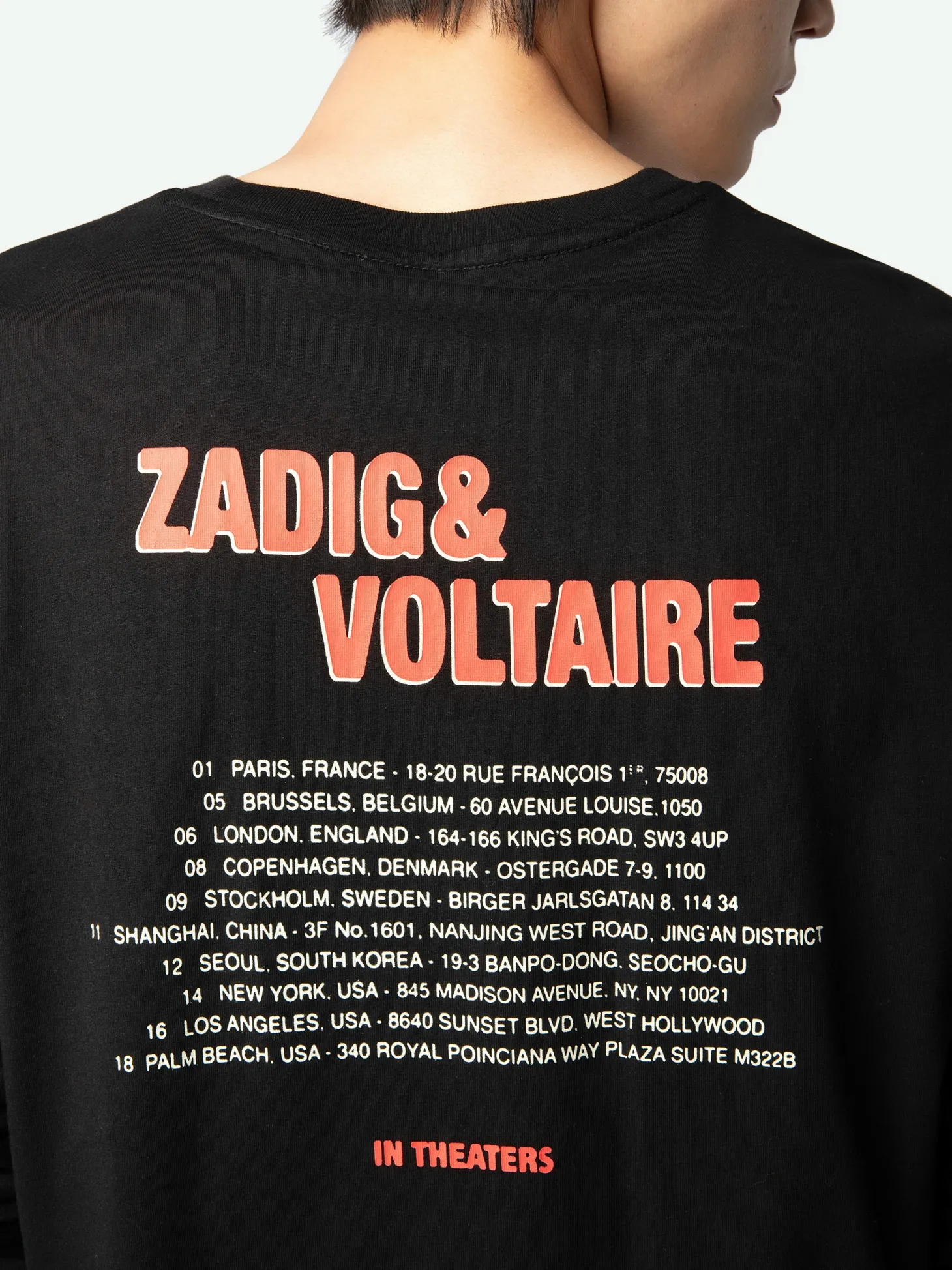 Fashion Zadig & Voltaire Hector T-shirtNEW Black