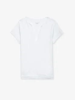 Hot Zadig & Voltaire Henley T-shirt White
