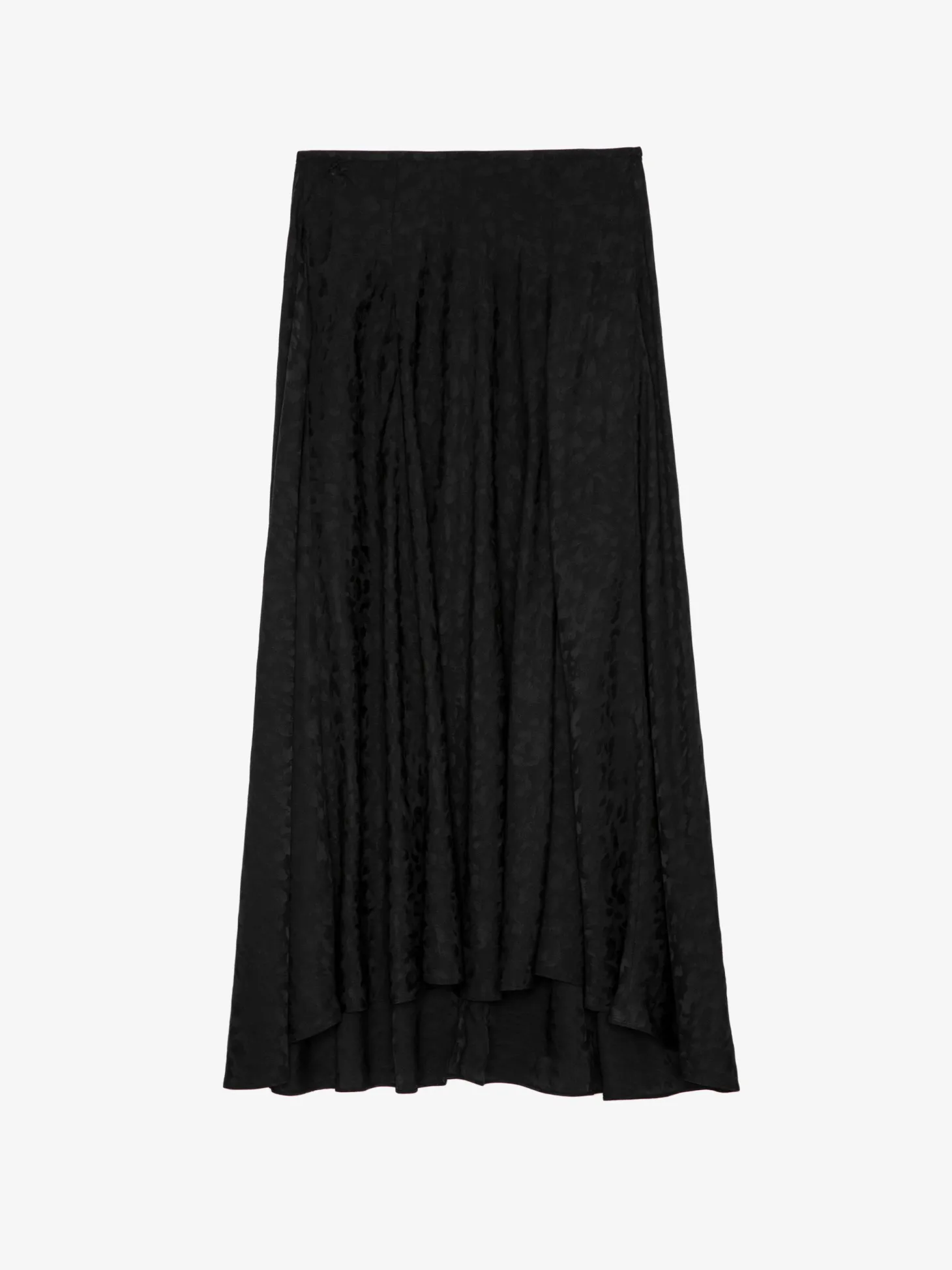 Best Zadig & Voltaire Jeanne Leopard Silk Jacquard SkirtNEW Black