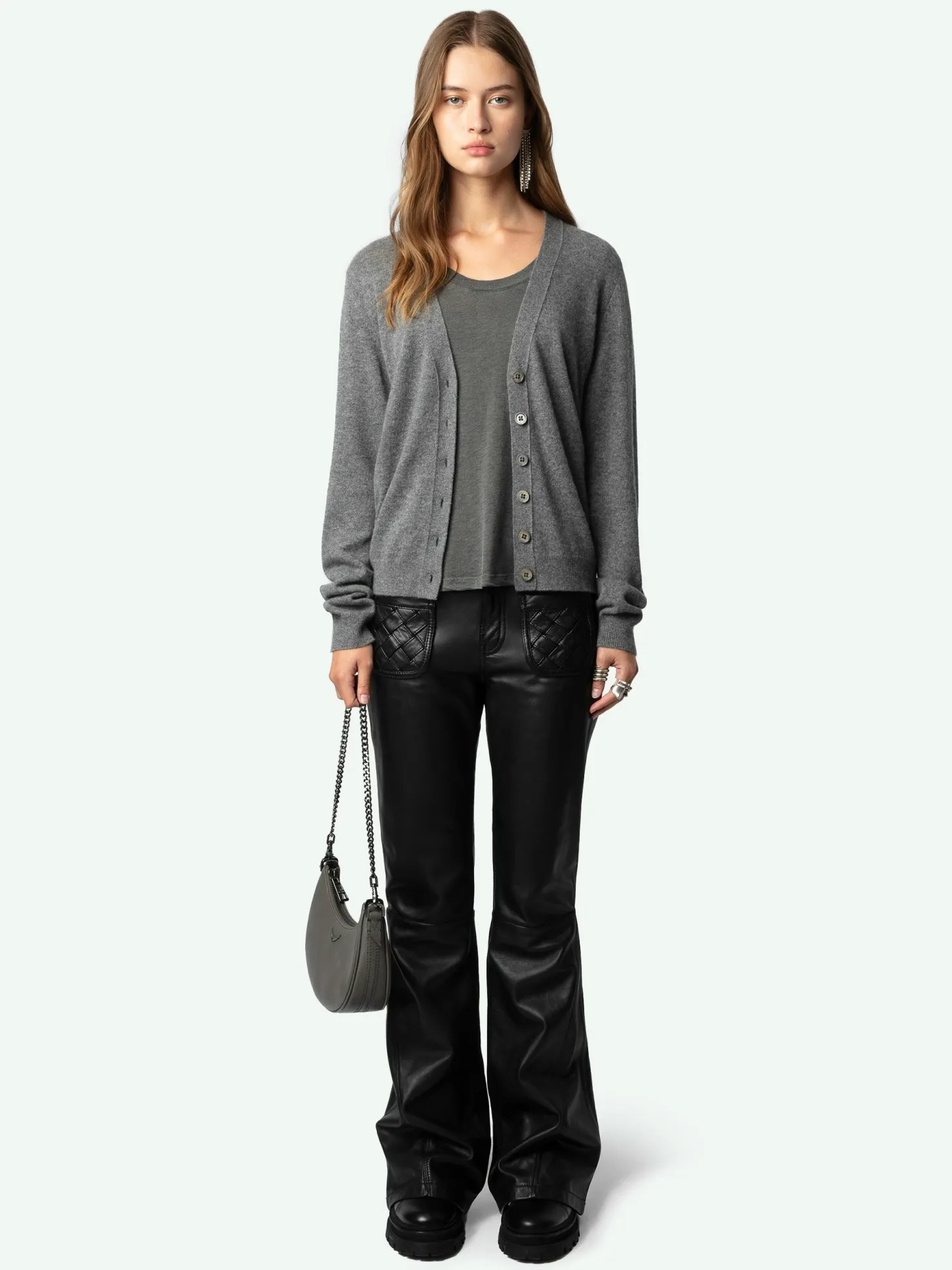 Best Sale Zadig & Voltaire Jemmy Patch Cashmere CardiganNEW Grischine